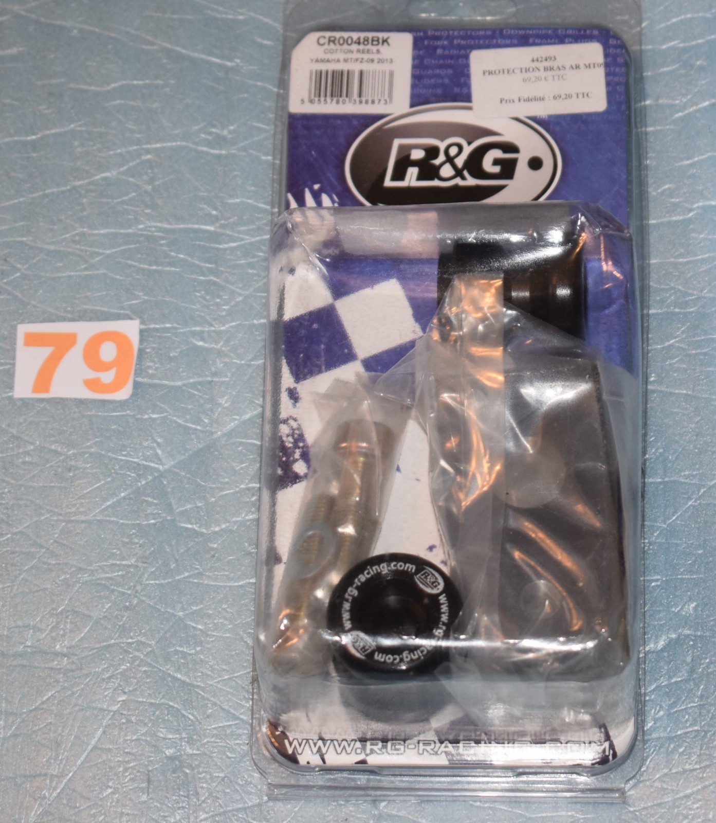 Protection de bras oscillant R&G XSR 900 en plastique haute densité anti-choc