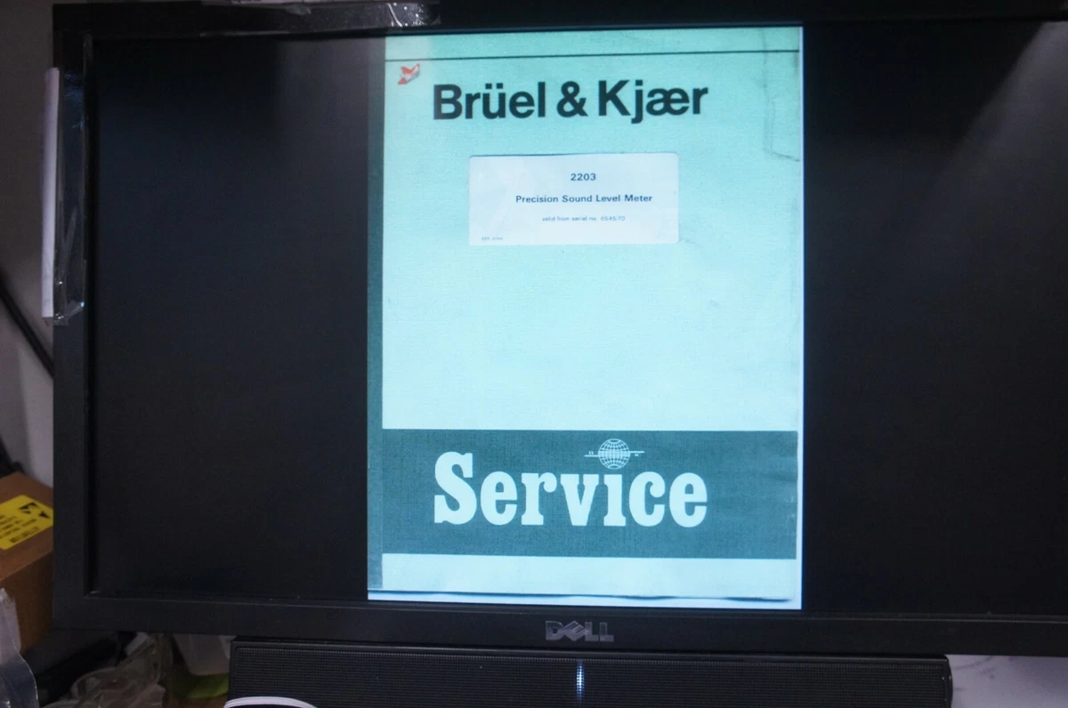 Manual de Servicio Bruel & Kjaer Formato PDF