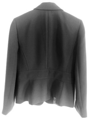 Tahari Arthur S. Levine Blazer Womens Size 8 BLACK 2 Button
