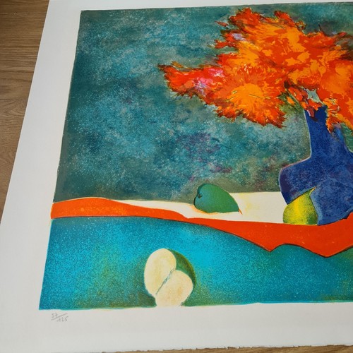 Claude Gaveau Poires et Pommes Signed Lithograph 57/125 Vintage 64 x 49cm - Picture 3 of 6