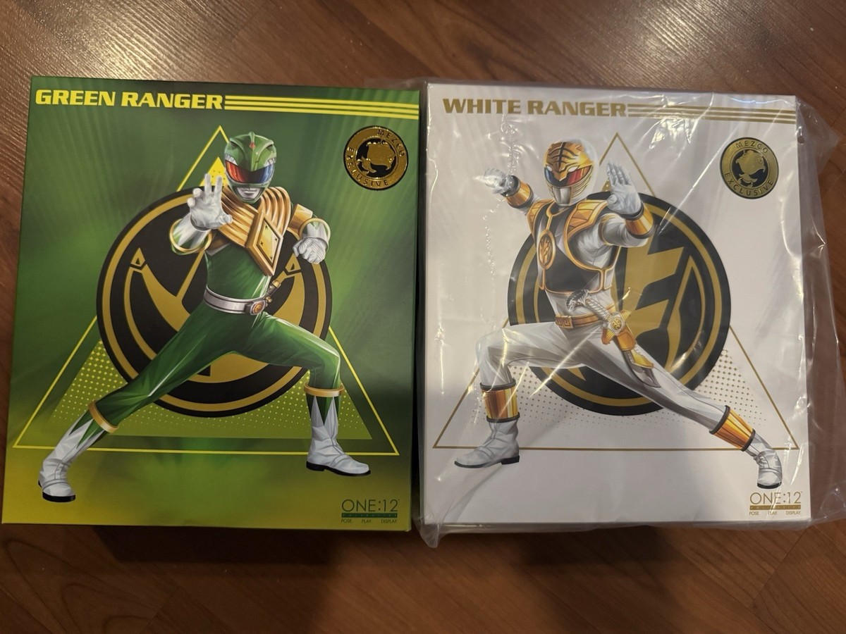 Mezco Power Rangers Green Ranger & White Ranger One:12