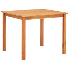 Dining Table Natural Wood Solid Acacia Wood Medium Durable