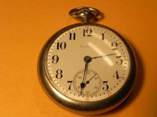 1910 Elgin Model 5 Grade 294 7J 18s Pocket Watch Keystone Watch Case Co.