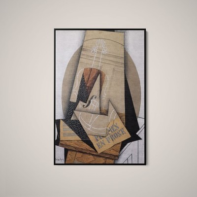 Juan Gris - Composition With Violin - Art Print on Paper or Canvas