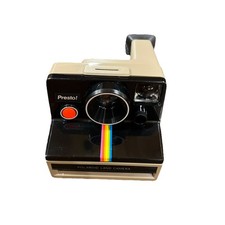Polaroid Presto Land Camera Vintage With Flash Bulbs,  Carry Bag Vintage