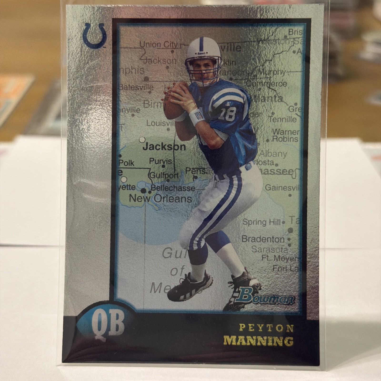 1998 BOWMAN INTERSTATE PEYTON MANNING #1 Rookie RC Indianapolis Colts