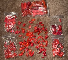 Huge 13 Oz Bulk Red Barbie Doll Shoes Boots Sandals Heels Accessories Lot