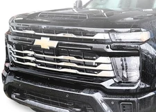 Chrome Grille Overlay FOR 2024-26 Chevy Silverado HD 2500 / 3500 (WT LT Custom)