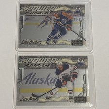 Leon Draisaitl - Zach Hyman 2024-25 O-Pee-Chee Platinum Power Playmakers -Oilers