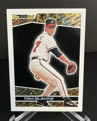 Tom Glavine Black Gold 1993 Topps #6 Atlanta Braves
