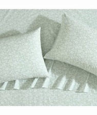 Laura Ashley Queen Sheet Set Heirloom Ditzy Green NIP