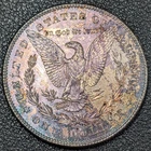 1878-S Morgan Silver Dollar $1 - Beautiful Rainbow Toning! Friday Night Auction!