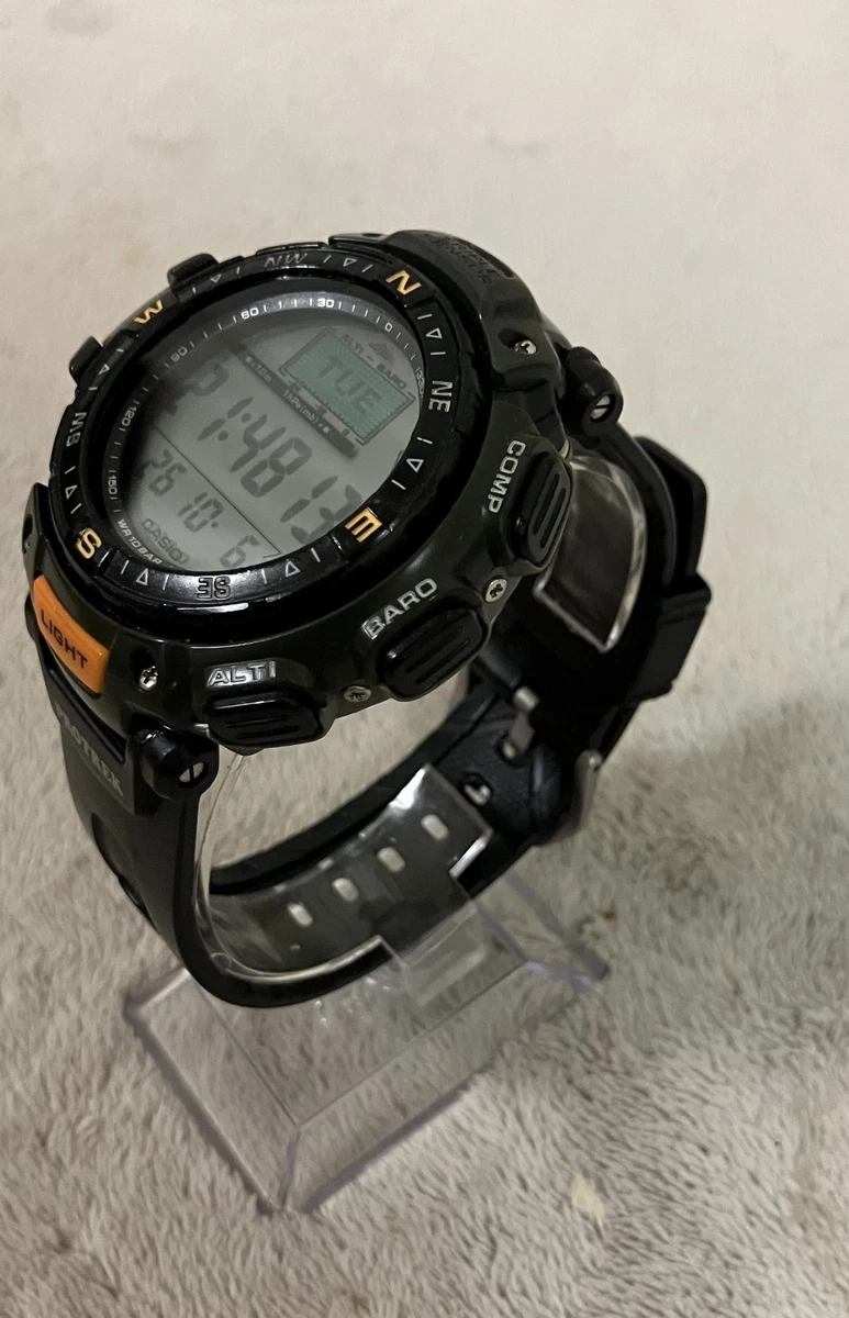 Casio PRO TREK PRG-40 Reloj Cuarzo con Triple Sensor Batería Nueva Instalada