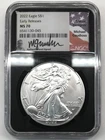 Photo of a 2022 American Silver Eagle from an eBay listing that sold on Jul 22, 2026