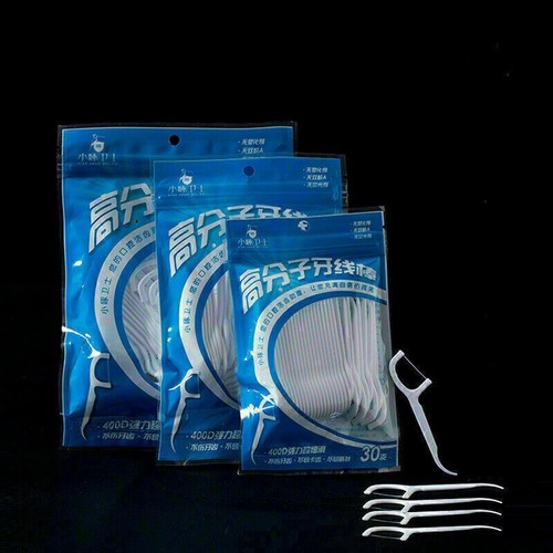 30/50/100PCS Dental Floss Picks Teeth Toothpicks Stick Oral Clean Care Flosser - Picture 6 of 8