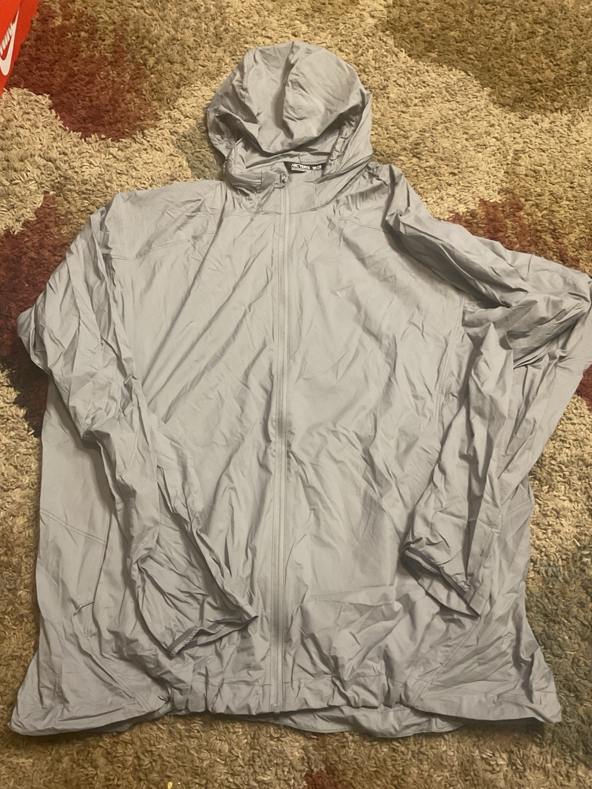 ARC'TERYX Giacca streetwear Arcteryx grigia leggera impacchettabile taglia XXL