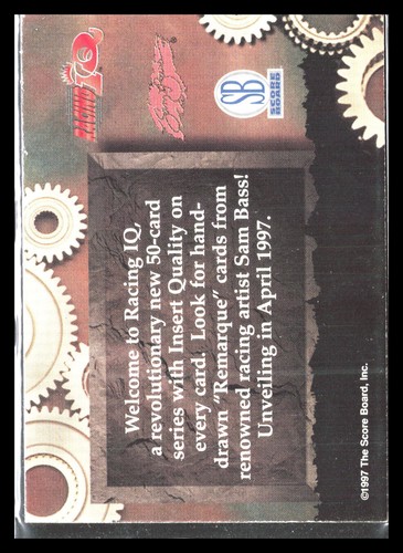 Dale Jarrett 1997 The Scoreboard #Sample Racing IQ Nascar - Picture 2 of 2