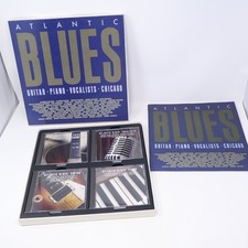 "Atlantic Blues" 4 CD Box Set - Guitar, Piano, Vocalists, Chicago complete EX