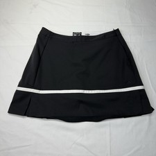 Adidas Women s Climacool Performance Stripe Golf Skirt Skort Sz 8 Black