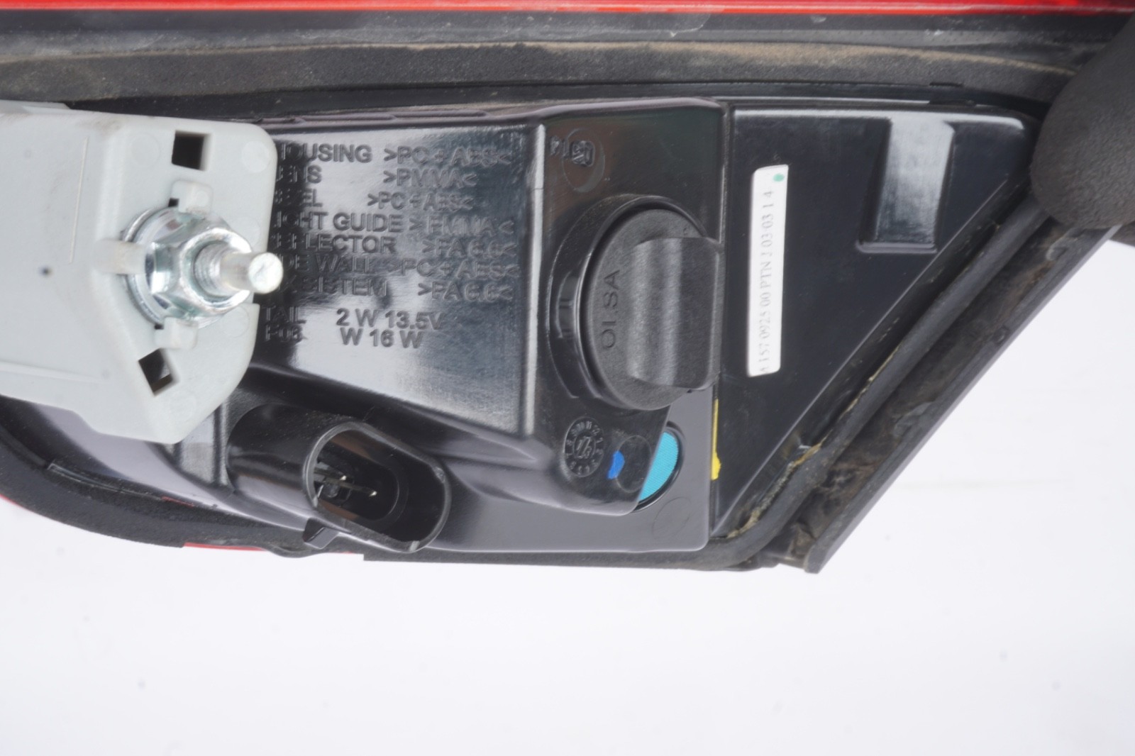 2014 - 2020 Maserati Ghibli Rear Left Side Inner Tail Light Lamp 06700046820 Oem