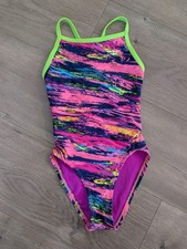 TYR The Finals Youth Girls Sassy No Foil Swimsuit Wingback -Size 24