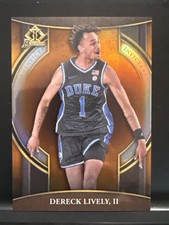 2022-23 Bowman University Chrome - Bowman Invicta Dereck Lively #BI-1 Orange...