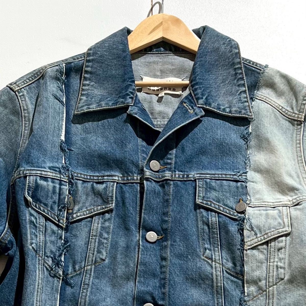 Maison Margiela Reconstructed Patchwork Denim Jac… - image 3