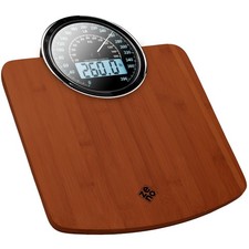 Hybrid 2-in-1 Analog Digital Weighing Scale for Body Weight up to 400lbs - ...