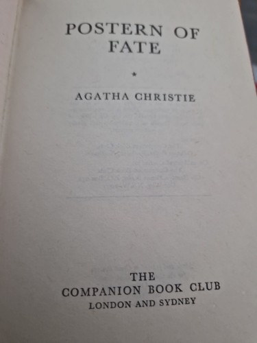 Poster des Schicksals Agatha Christie, The Companion Book Club - Bild 2 von 4