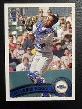 2011 Topps Pro Debut  Salvador Perez RC Royals Rookie Card #310. rookie card picture
