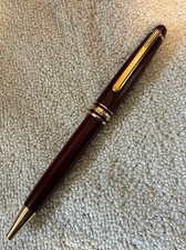 Montblanc 164 Meisterstuck Classique Red Gold Ballpoint Pen New Gift Box