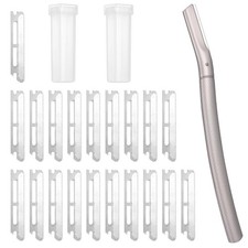 Razor for Eyebrows, Dermaplane Razor, 1 Count Pack of 1 , Silver