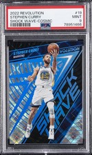 2022 PANINI REVOLUTION SHOCK WAVE COSMIC #19 STEPHEN CURRY 98/99 PSA 9