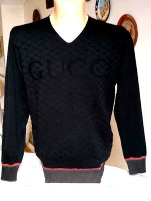 Schwarzer Gucci-Pullover für Damen und Herren, Größe M - Bild 1 von 4