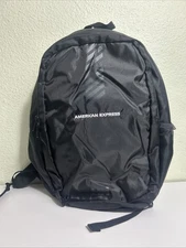 Helly Hansen Lokka Black Backpack Camping Hiking American Express 18x9.5x6