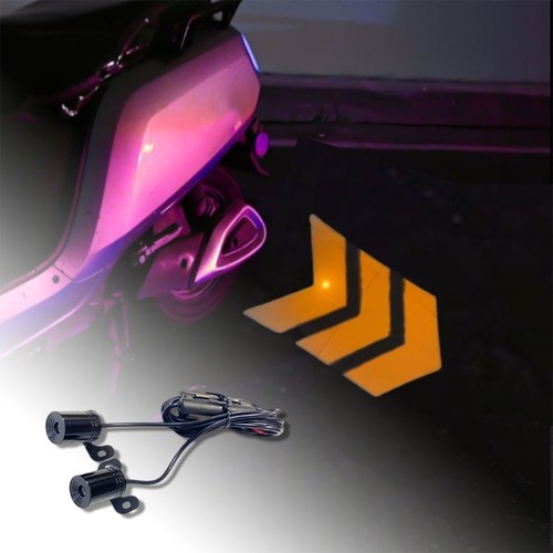 Motorcycle LED Projection Lights 2pcs for Cool and Bright Nighttime Illumination - Picture 2 of 8