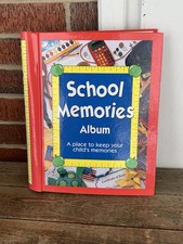 Vintage School Memories Album Preschool-High School-Keepsake-Folders-1999-Album