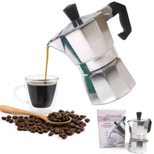 Coffee Maker Cafetera Espresso Latte Coffeemaker Mini 1 Cup Pot