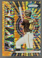 2024 Panini Prizm HYPE - Ethan Salas #4 Orange Pulsar /399