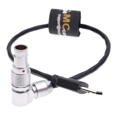 Rotatable 5Pin to Micro USB Timecode Cable for Sony FX3 FX30 A7S3 Ambient Lockit