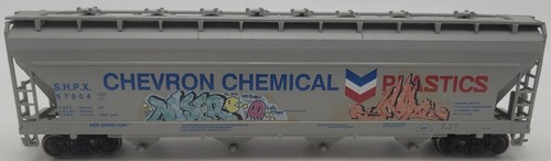 Coche tolva de flujo central Athearn 1920 HO Chevron ACF #57004 EX | Condition: Used