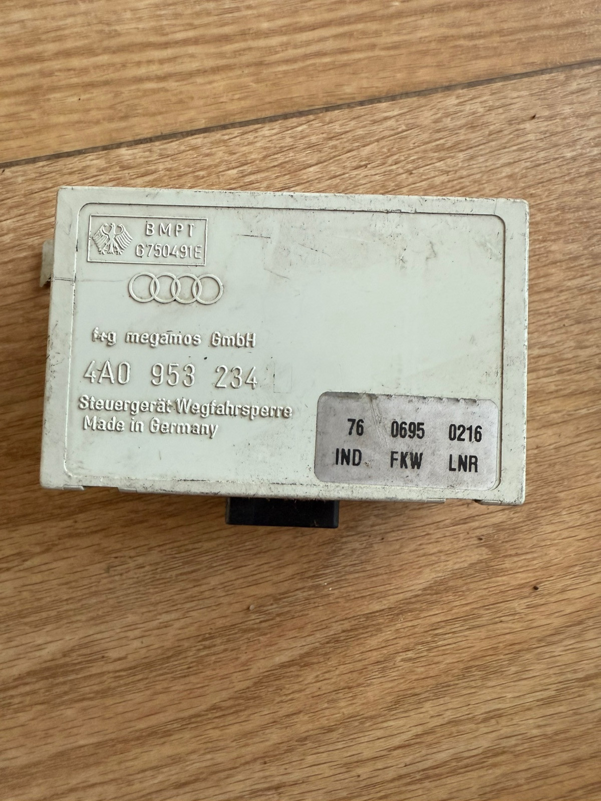 Audi A6 Immobiliser Control Unit Module 4A0953234 Oem