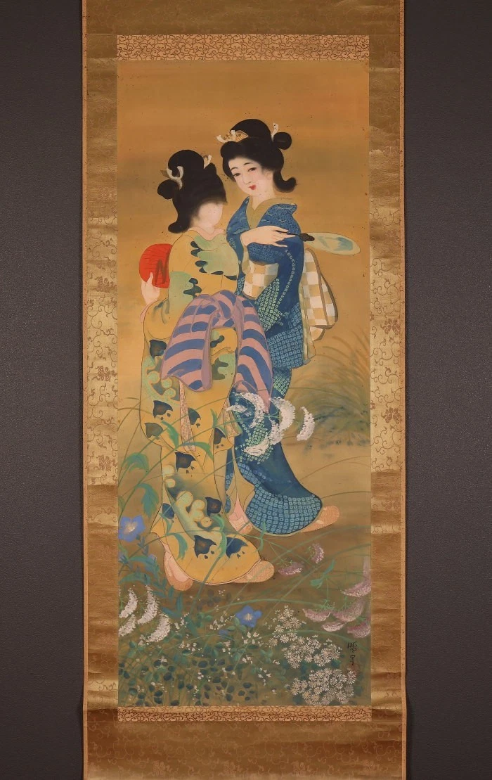 古董日本画作、画卷| eBay