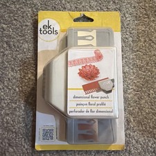 EK Tools Dimensional Lily Flower Edge Punch 54-50083 Scrapbook Paper Punch New