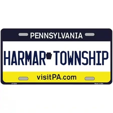 Harmar Township Pennsylvania Metal Sign