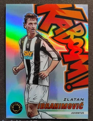 2025 Panini Prizm FIFA Club World Cup Zlatan Ibrahimovic #11 Kaboom Case Hit SSP