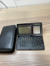 Vtg Sharp Wizard Electronic Pocket Organizer 128KB OZ-8000