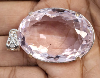 Flawless Pendant Pink Topaz 136-138 Ct Oval Cut Loose Certified Gemstone SP160