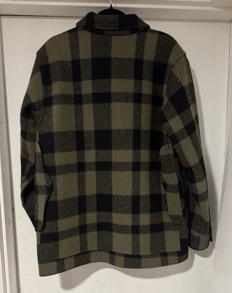 Filson Mackinaw Шерстяной Круизер - Зеленый Выдра / Черный Шотландский Сделано в США - Средний - Редкий - Изображение 2 из 4
