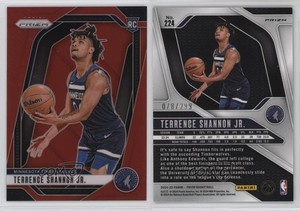 2024-25 Panini Prizm Red Prizm /299 Terrence Shannon Jr #224 Rookie RC